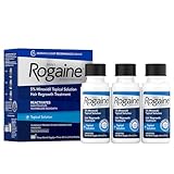 Men's Rogaine Extra Strength 5% Minoxidil Topical Solution, 3-Month Supply (3 Bottles)