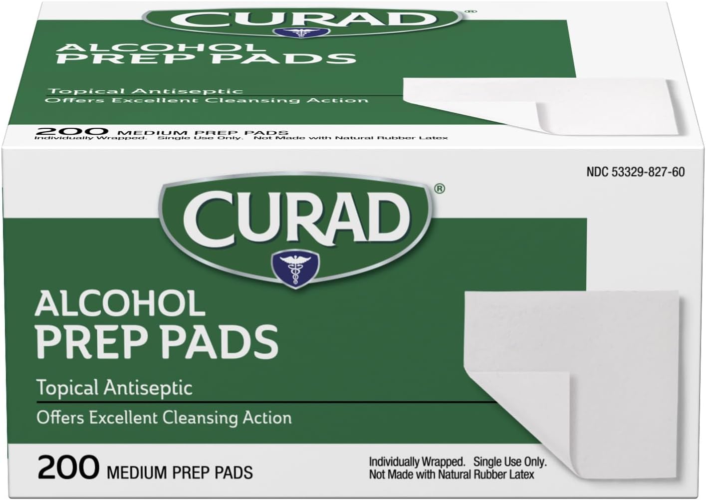 Curad Alcohol Prep Pads 200 Ea (Pack Of 3)