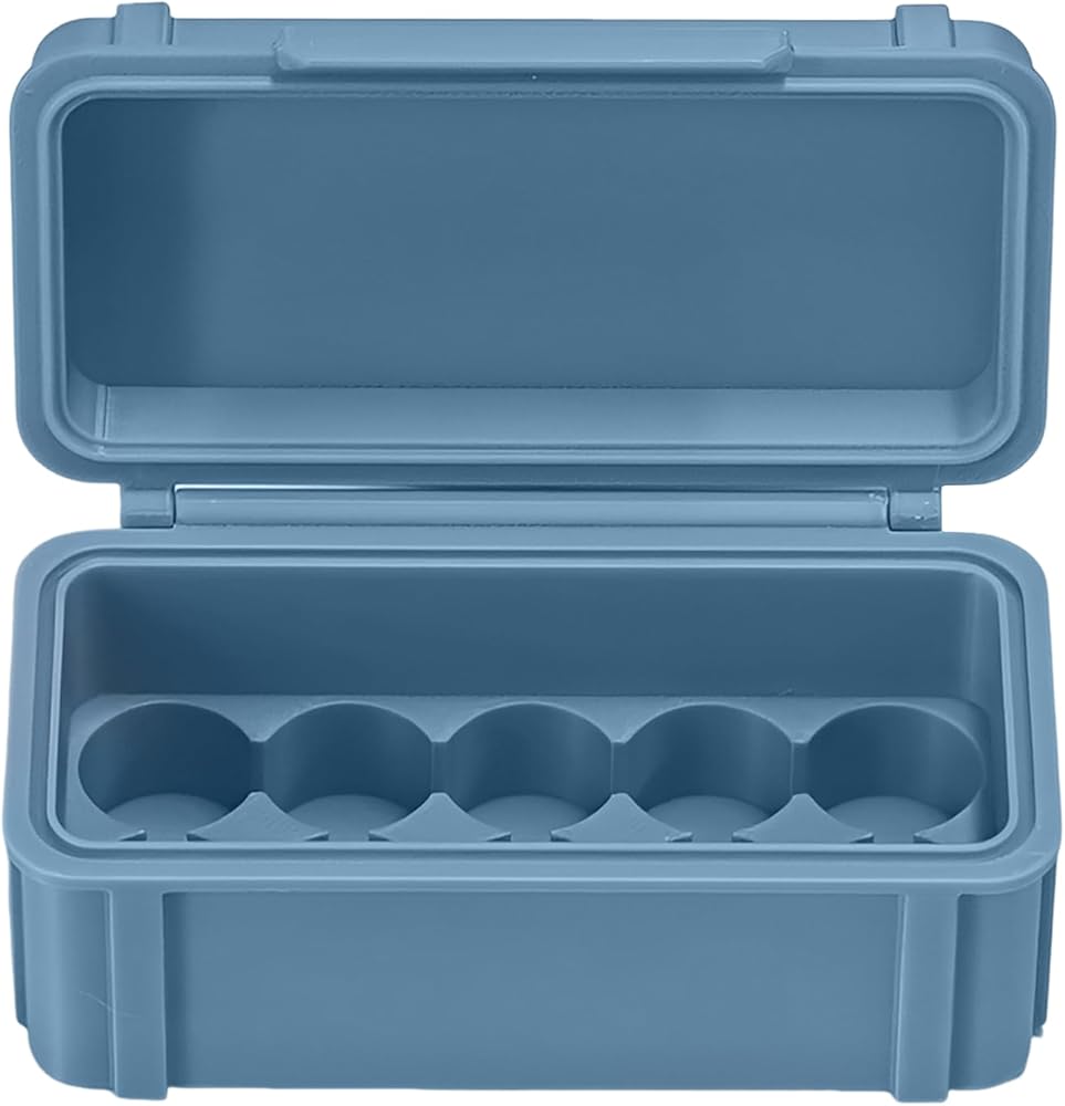 3ml Vial Peptide Storage Case, 70-Slot Hard Shell Peptide & Insulin Vial Holder with Soft Insert & Silicone Lid – Freezer & Refrigerator Safe, Compact for Home & Travel (Case Only)